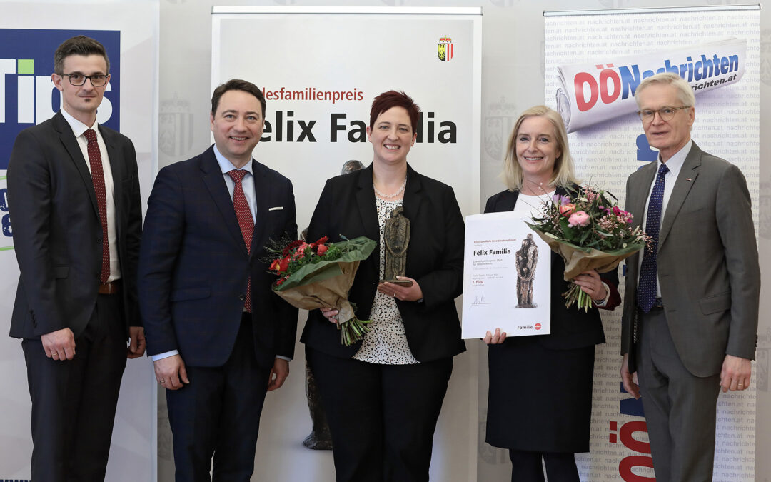 Klinikum Wels-Grieskirchen ist familienfreundlichster Großbetrieb in OÖ