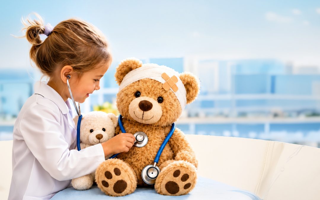 „Teddybärklinik“ in der Kinderambulanz: Spielerisch die Angst vor dem Krankenhaus nehmen