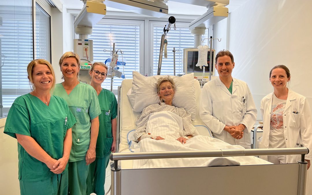 Erste Trikuspidalklappen-Implantation per Kathetertechnik am schlagenden Herzen