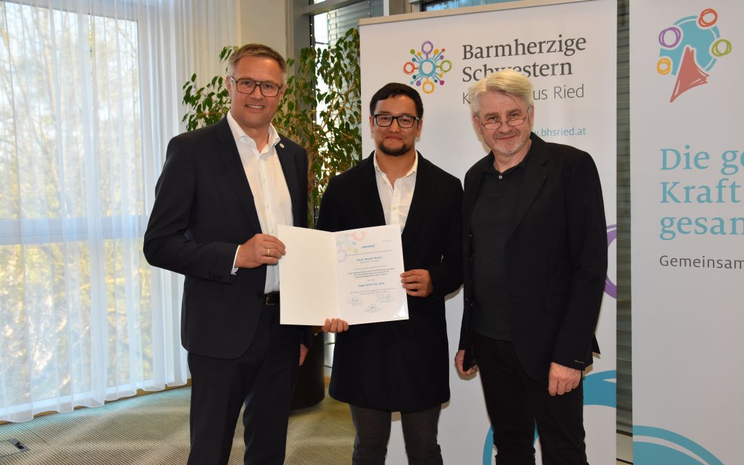 Krankenhaus der Barmherzigen Schwestern Ried zeichnet herausragende medizinische Forschungsarbeit aus